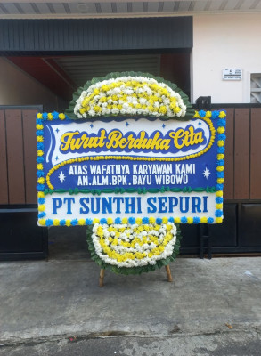Papan Bunga Duka di 8 Ulu